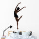 Female Ballet Dancer Wall Decal Design 1
