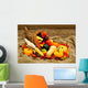 Harvest or Thanksgiving Cornucopia Wall Decal