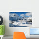 Track Skiing Wall Decal