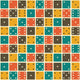 Domino Seamless Pattern Wall Decal