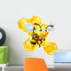 Cute Cartoon Bee and Wall Decal