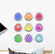 Science Buttons Wall Decal