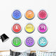 Science Buttons Wall Decal