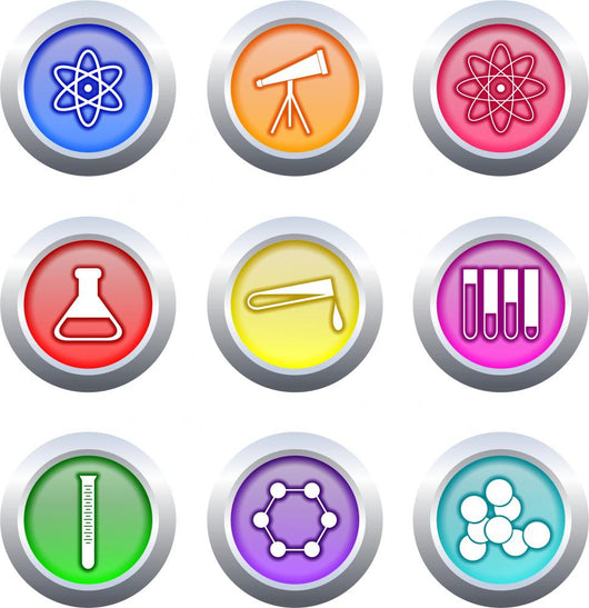 Science Buttons Wall Decal