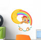 Teddy Bear Sleepy Cloud Wall Decal