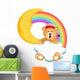 Teddy Bear Sleepy Cloud Wall Decal