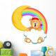 Teddy Bear Sleepy Cloud Wall Decal
