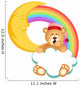 Teddy Bear Sleepy Cloud Wall Decal