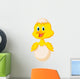 Cracked Egg with Cute Wall Decal