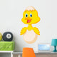 Cracked Egg with Cute Wall Decal