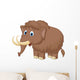 Cute Mammoth Cartoon Wall Decal