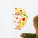 Cute Hedgehog Cartoon Wall Decal