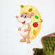 Cute Hedgehog Cartoon Wall Decal