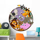Cute Animals Collection Wall Decal