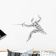 Fencing Word Cloud Wall Decal