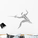 Fencing Word Cloud Wall Decal