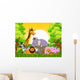 Cute Animal Wildlife with Wall Decal