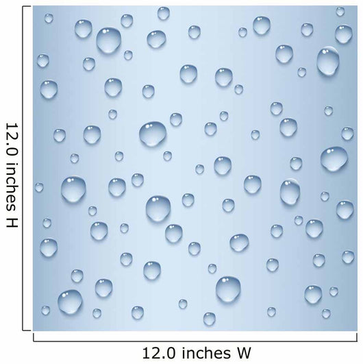 Water Drops Seamless Texture Wall Decal
