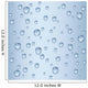 Water Drops Seamless Texture Wall Decal