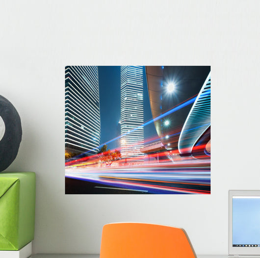 Light Trails Wall Decal