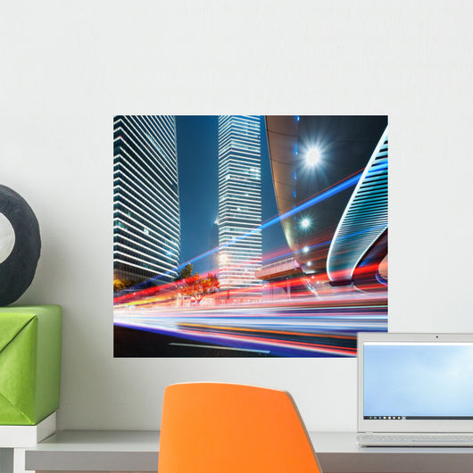 Light Trails Wall Decal