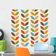 Retro Flower Pattern Seamless Wall Decal
