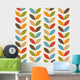 Retro Flower Pattern Seamless Wall Decal