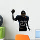 Quarterback American Throwing Football Wall Decal