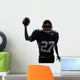 Quarterback American Throwing Football Wall Decal