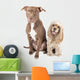 Pit Bull and English Wall Decal