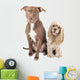 Pit Bull and English Wall Decal