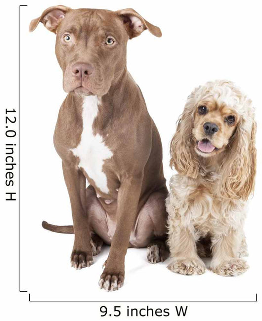 Pit Bull and English Wall Decal