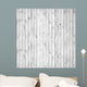 Seamless Texture White Wooden Wall Decal