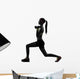 Woman Exercising Fitness Workout Wall Decal