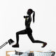 Woman Exercising Fitness Workout Wall Decal