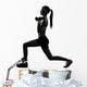 Woman Exercising Fitness Workout Wall Decal
