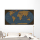 Map World Wall Decal