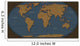 Map World Wall Decal
