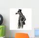 Zebra Man Wall Decal