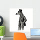 Zebra Man Wall Decal