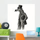 Zebra Man Wall Decal