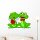 Bride and Groom Frogs Wall Decal