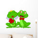 Bride and Groom Frogs Wall Decal