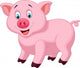 Cute Pig Wall Decal
