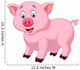 Cute Pig Wall Decal