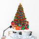 Decorated Christmas Tree with Wall Decal