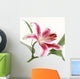 Stargazer Lilly White Wall Decal