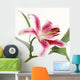 Stargazer Lilly White Wall Decal