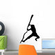 Silhouette Climber Wall Decal
