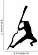 Silhouette Climber Wall Decal